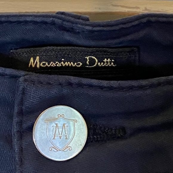 Massimo Dutti Skinny Fit Jeans in Dark Blue - Picture 8 of 9